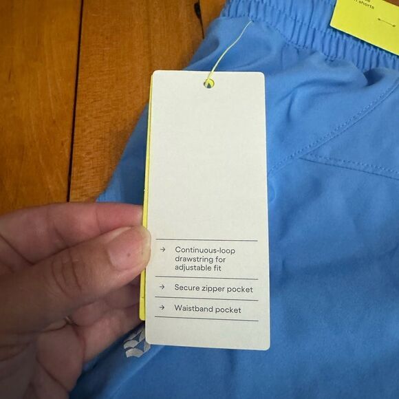 All In Motion Mid Rise Running Shorts Vibrant Blue 3" NWT Size XL - Picture 8 of 11